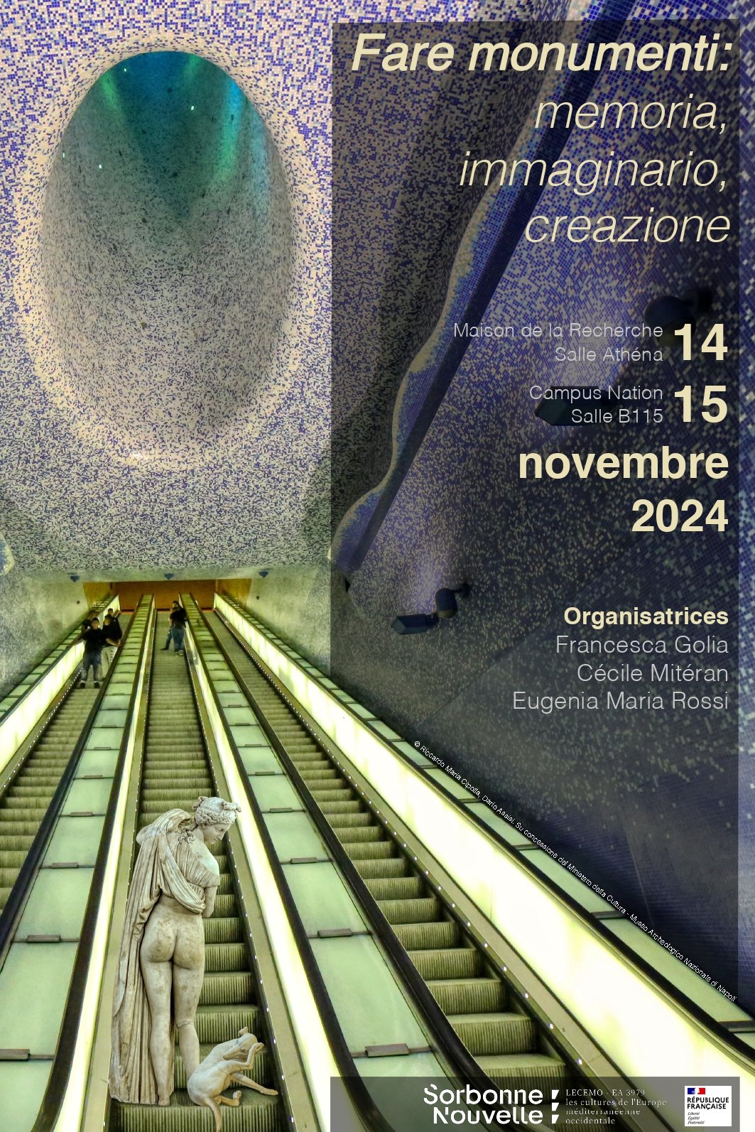 Convegno internazionale: &quot;Fare monumenti: memoria, immaginario, creazione&quot;