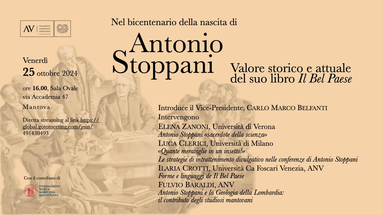 Bicentenario della nascita di Antonio Stoppani. Valore storico e attuale del suo libro &quot;Il Bel Paese&quot;