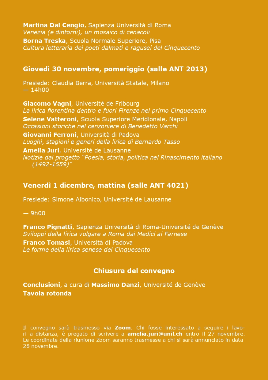 Coordinate dantesche - Università degli Studi di Milano